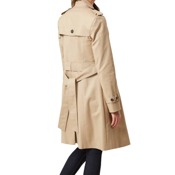 NWOT Hobbs Mustard Yellow Trench Coat - Picture 11 of 16